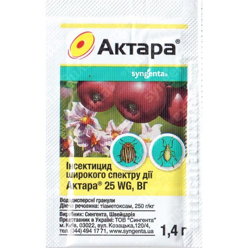 "Актара" (1,4 г) від Syngenta, Швейцарія