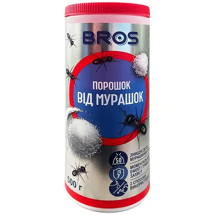 "Порошок от муравьев" (500 г) от BROS, Польша