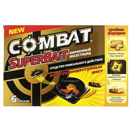 "Combat SuperBait" (6 дисков) от Henkel, Южная Корея