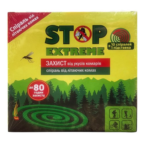 Спіралі Stop Extreme, 10 шт., від ТМ "КОКСО-ХІМ", Україна