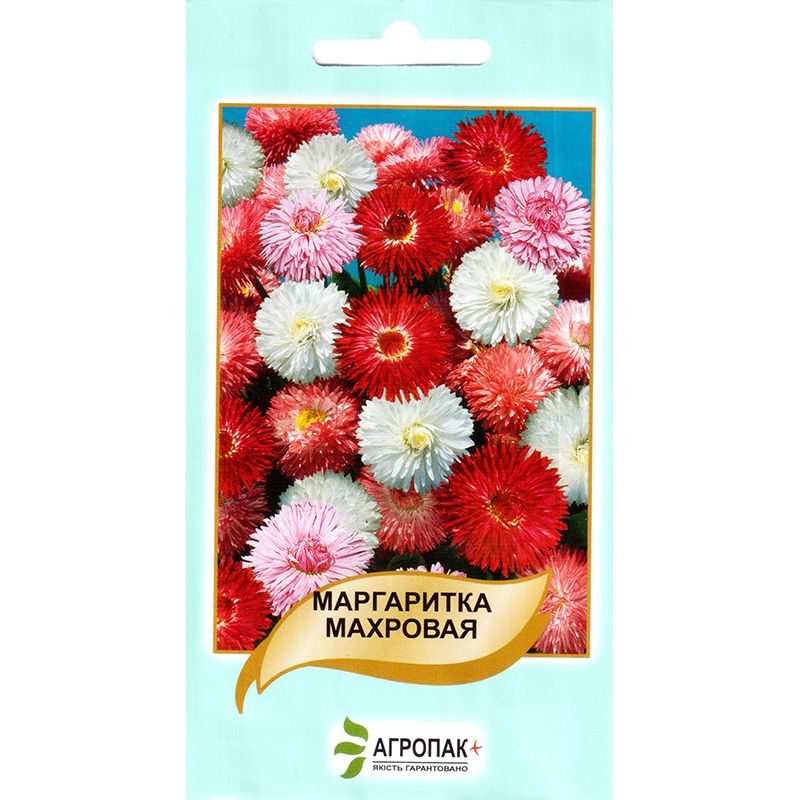 Маргаритка махрова, суміш (0,1 г) від Legutko, Польща