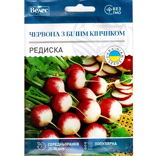 "Красный с белым кончиком" (15 г) от ТМ Велес, Украина